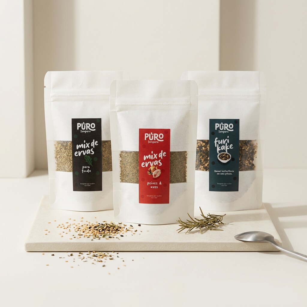 Kit degustação: 3 temperos Puro Tempero